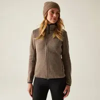 Regatta Elzie Full Zip Fleece Marron 36 Femme