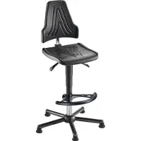 MeyChair chair Chaise de travail pivotante W19-25-H-PU-FS7 ESD noir similicuir (59 - 84 cm)