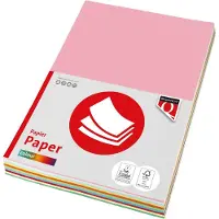 Quantore Papier copie Fastprint A4 120gr 10 couleurs x10 feuilles 100 feuilles