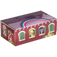 Squaroes My Little Pony Friendship Is Magic Barn Collectors Case Deck Case Rouge Enfants