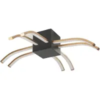 Highlight Plafonnier design Spider noir avec or