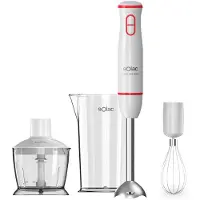 Solac BA5614, Pot à purée, broyeur à glace, 1000 W, Rouge, Transparent, Blanc