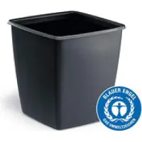Durable OPTIMO corbeille à papier 18l carrée anthracite, Poubelle, Gris