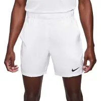 Nike Short de tennis pour homme NikeCourt Flex Victory 7" blanc et noir, taille XS