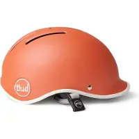 Velcro Casque Vélo Urbain Taille L Abricot - Protection e Design Moderne - Thousand
