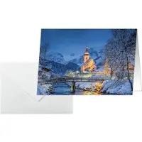 Sigel 25 Weihnachtskarten Bavarian Christmas DIN A6