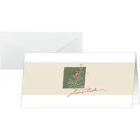 Sigel 10 Cartes de Noël White Apple DIN long (10 pcs)