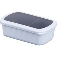 Fackelmann Lunchbox Bleue à compartiment réglable 1 litre sans BPA Storage