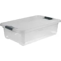 Keeeper Boîte de Rangement - - Cornelia - 79,5 x 39,5 x 17 cm - 33 l - Transparent