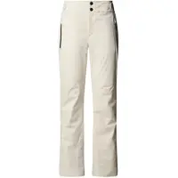 The North Face - Pantalon de ski chaud et imperméable - W Lenado Pant White Dune pour Femme - Taille L - Beige