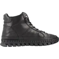 Carmela pour femme. 16270803-NEGRO Bottines en cuir 162708 noir (38), Plat, Lacets, Fermeture éclair, Casuel