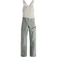 Ortovox Ravine Plus 3L Bib, pantalon imperméable, femme, vert clair