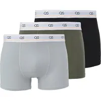 QS Boxers gris clair / olive / noir / blanc