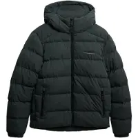 Superdry Microfibre Sport Puffer Jacket Vert S Homme