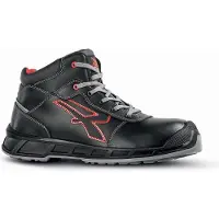 U Power Botte de sécurité Sting Gr.41 W.11 noir-rouge S3S CI FO SR ESD