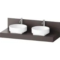 Duravit Console Balcoon rectangulaire, 2 découpes des deux côtés , 1400x550x370mm, BA90610IGIG0000