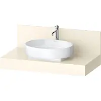 Duravit Console Balcoon rectangulaire, 1 découpe au centre , 1000x550x370mm, BA90570IDID0000