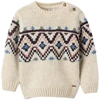 Zippy 3107439801 Sweatshirt Beige 6-9 Months Garçon