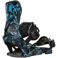 #YES Yes. Airmaster Splatter Snowboard Bindings Bleu L