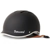 Velcro Casque Vélo Urbain Taille M Noir Carbone - Protection e - Thousand