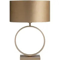 Highlight Lampe de table design Siena ovale bronze cuivré