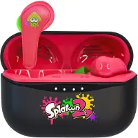 OTL TECHNOLOGIES Nintendo Spatoon 2 Écouteurs Sans fil Ecouteurs Appels/Musique Bluetooth Noir, Rouge