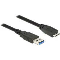 DeLOCK câble USB 3.0 A prise mâle USB 3.0 Micro-B prise mâle 2,0
