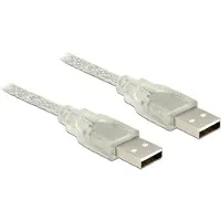 DeLOCK - Câble USB - USB (M) pour USB (M) - USB 2.0 - 50 cm - transparent