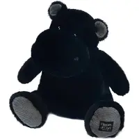 Doudou et Compagnie Peluche Hip Star - Noir 40 Cm