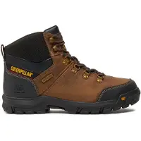 CAT Caterpillar Framework Leather Seal Brown Safety Boots