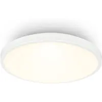 Briloner Competo Plafonnier LED décoratif 240mm rond 10W 1200lm 3000K lumière blanche chaude blanc lampe plafond salon chambre cuisine couloir