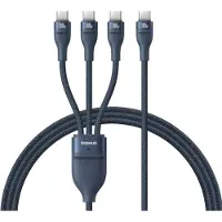 Baseus Flash Series Type C to C+C+C fast charging cable 480 Mbps Blue