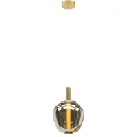 Eglo Suspension Fruitera, design, couleur or, diamètre 25 cm