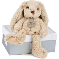 Doudou et Compagnie Lapin Histoire d’Ours Copains Calins Beige 25 cm