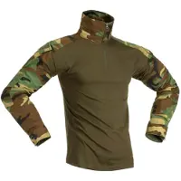 Invadergear Combat Long Sleeve T-shirt Vert 3XL