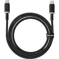 Baseus Câble de charge rapide Dura Type C vers Type C 100 W 1 m Noir, Or