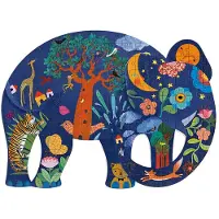 Djeco Puzzle Puzz'Art Éléphant,