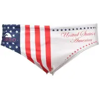 Turbo Usa 2012 Swimming Brief Blanc,Bleu S Homme