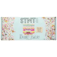 STMT Diy Alphabet Jewelry Beads For Bracelets Multicolore