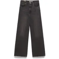 Levi's Jean 'Ribcage Wide Leg ' noir denim