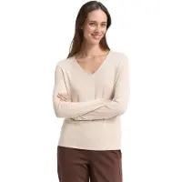 Tom Tailor Pull-over beige chiné