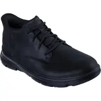 SKECHERS Bottines à lacets noir
