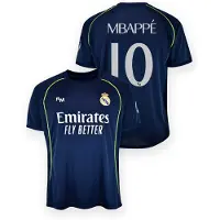 Real Madrid 24/25 Mbappe Away Short Sleeve T-shirt Bleu S Homme