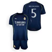 Real Madrid Maillot Extérieur Enfant Jude Bellingham 25/26 - Taille 116 - Merchandising Officiel - Boutique Officielle