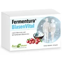 Aura Natura Fermentura Vessie vitale - avec D-mannose, extrait de cranberry - 60 gélules végétaliennes
