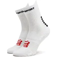 Compressport Chaussettes Pro Racing V4.0 Run High Blanc Noir, Taille Taille 1