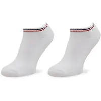 Tommy Hilfiger Socquettes - 2 Pack - Basket - Blanc - - 43/46 - Chaussettes