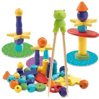 Djeco Jeu d'adresse Totem zen,