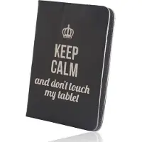 ILike Étui universel Keep Calm pour tablette 9-10 (Universel), Étui pour tablette, Noir