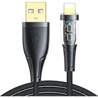 JOYROOM S-UL012A3 2.4A USB-A vers Lightning Câble de recharge rapide à alimentation intelligente 1.2m-Black (1.20 m, USB 2.0)
